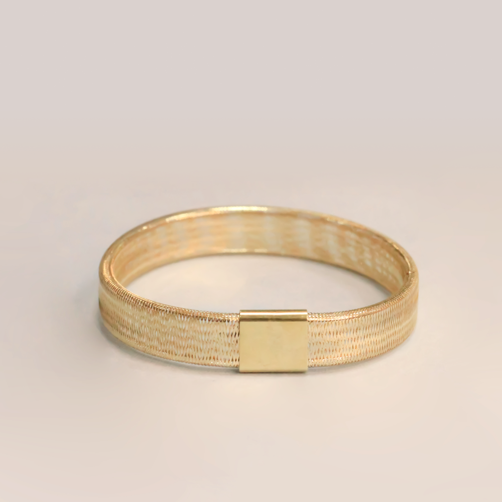 Gold Strap Stretch Bracelet