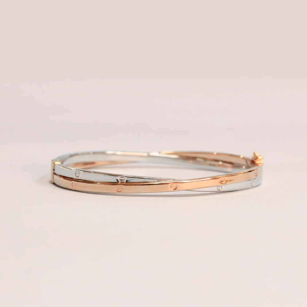 Multi-Charismatic Gold Bangle