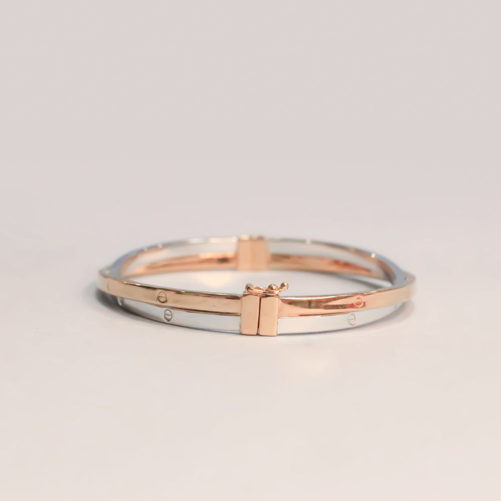 Multi-Charismatic Gold Bangle