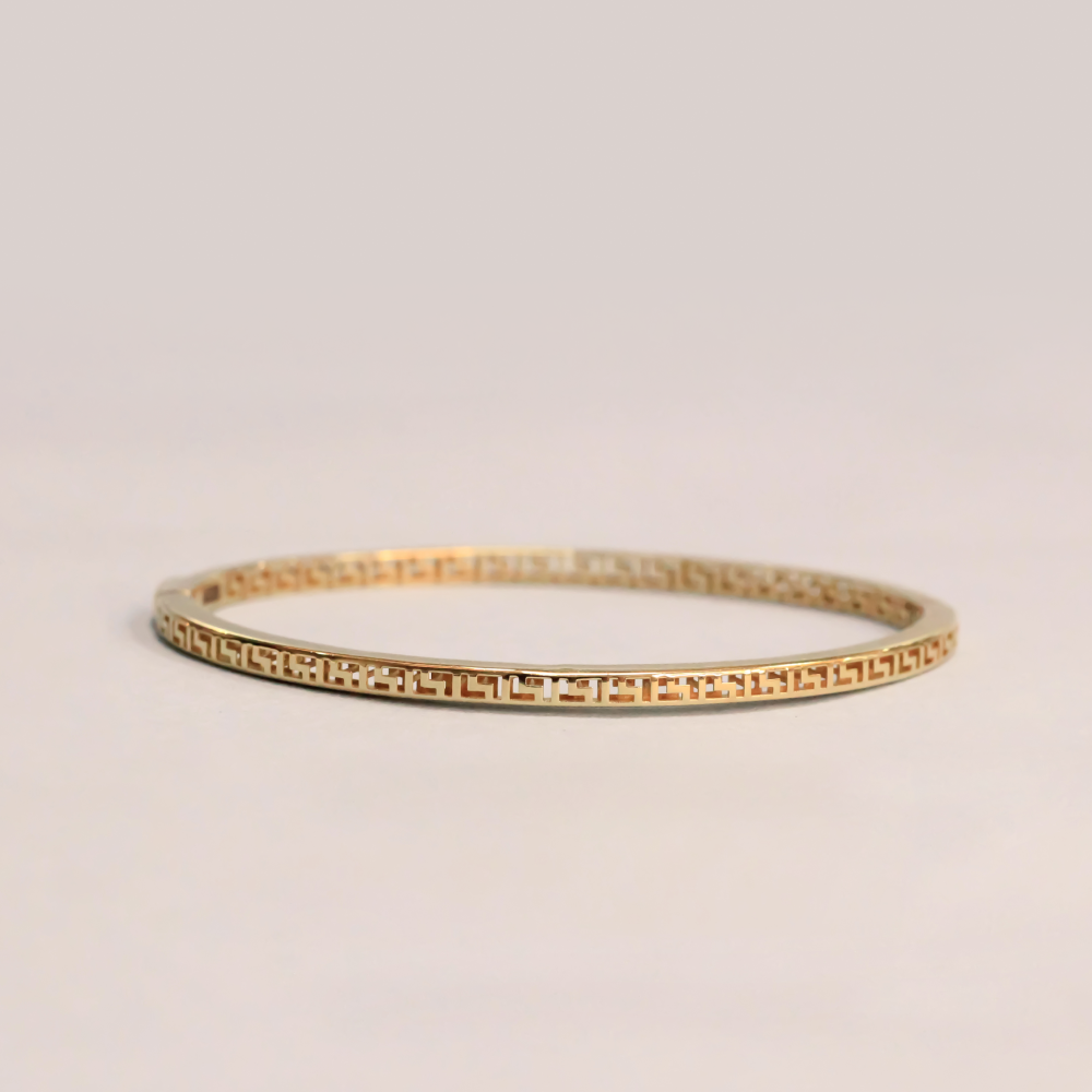 Royalville  Gold Bangle Bracelet