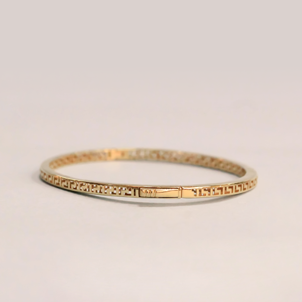 Royalville  Gold Bangle Bracelet