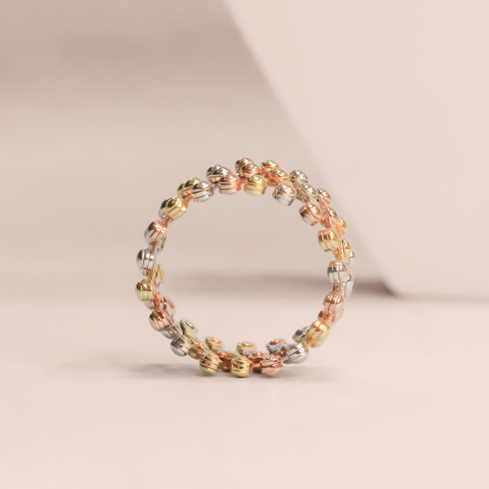 Gold Ring-Bracelet Fusion