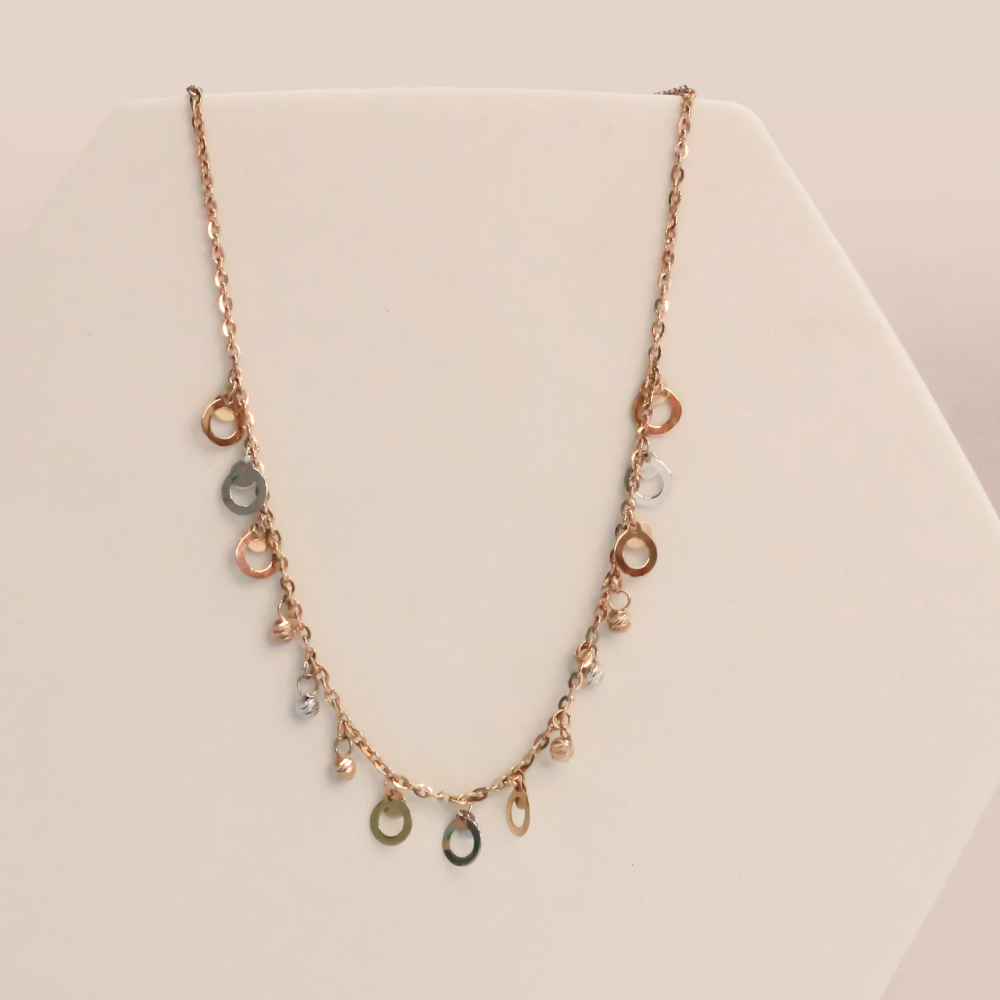 Exquisite 18kt dangling Necklace