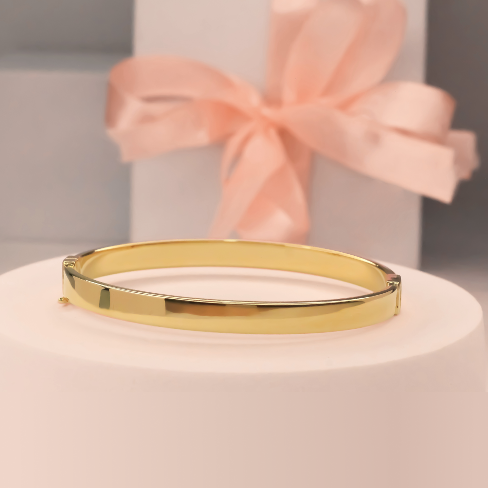 Stackable Gold Bangle Bracelet