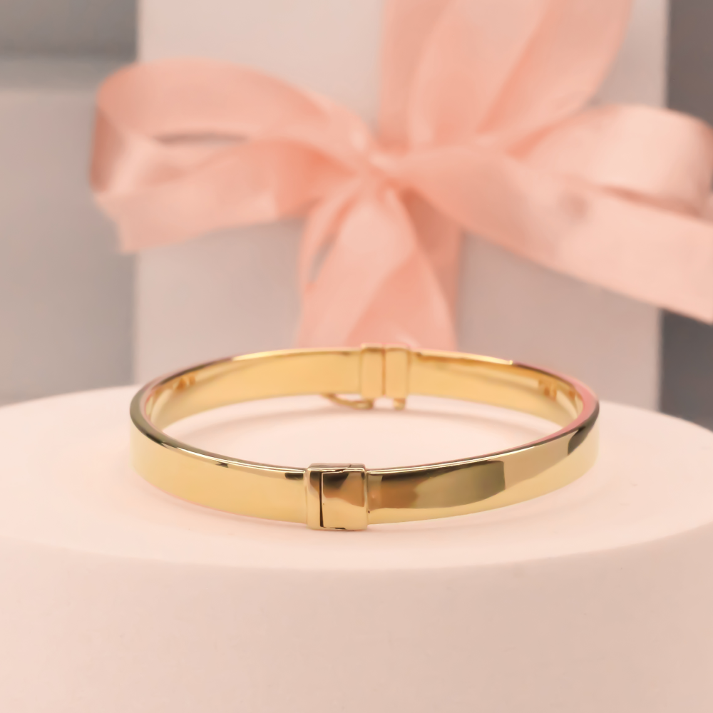 Stackable Gold Bangle Bracelet