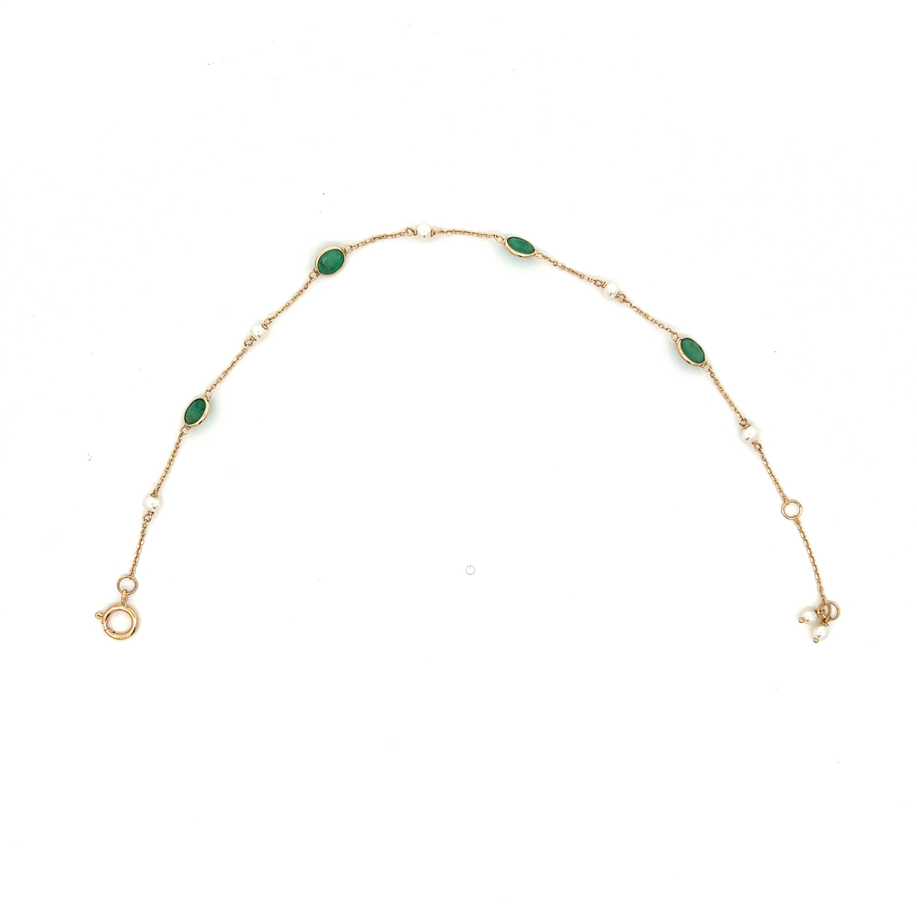 Emerald Pearl Bracelet