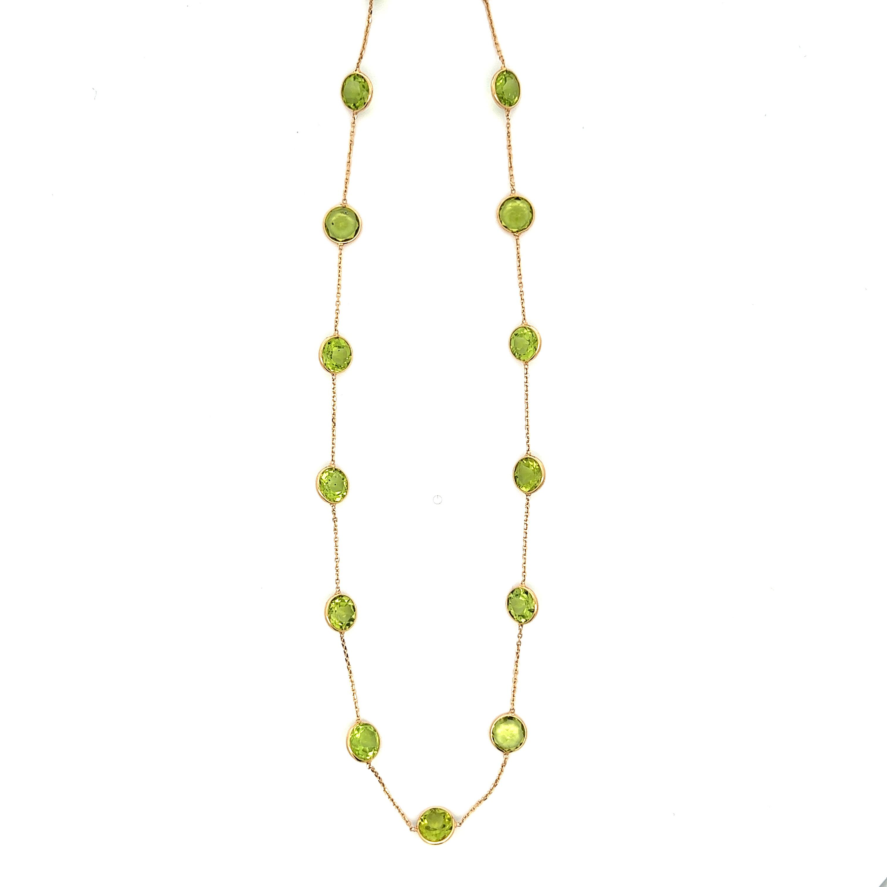 Green Sapphire Necklace