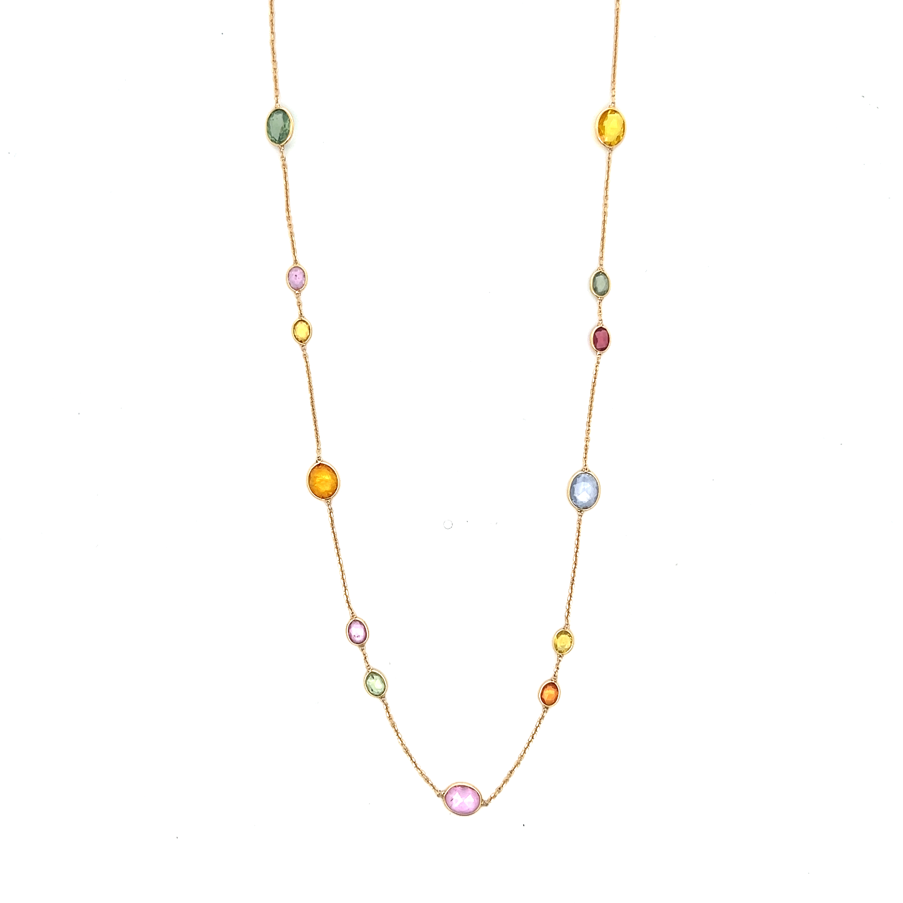 Multicolor Gemstone Necklace