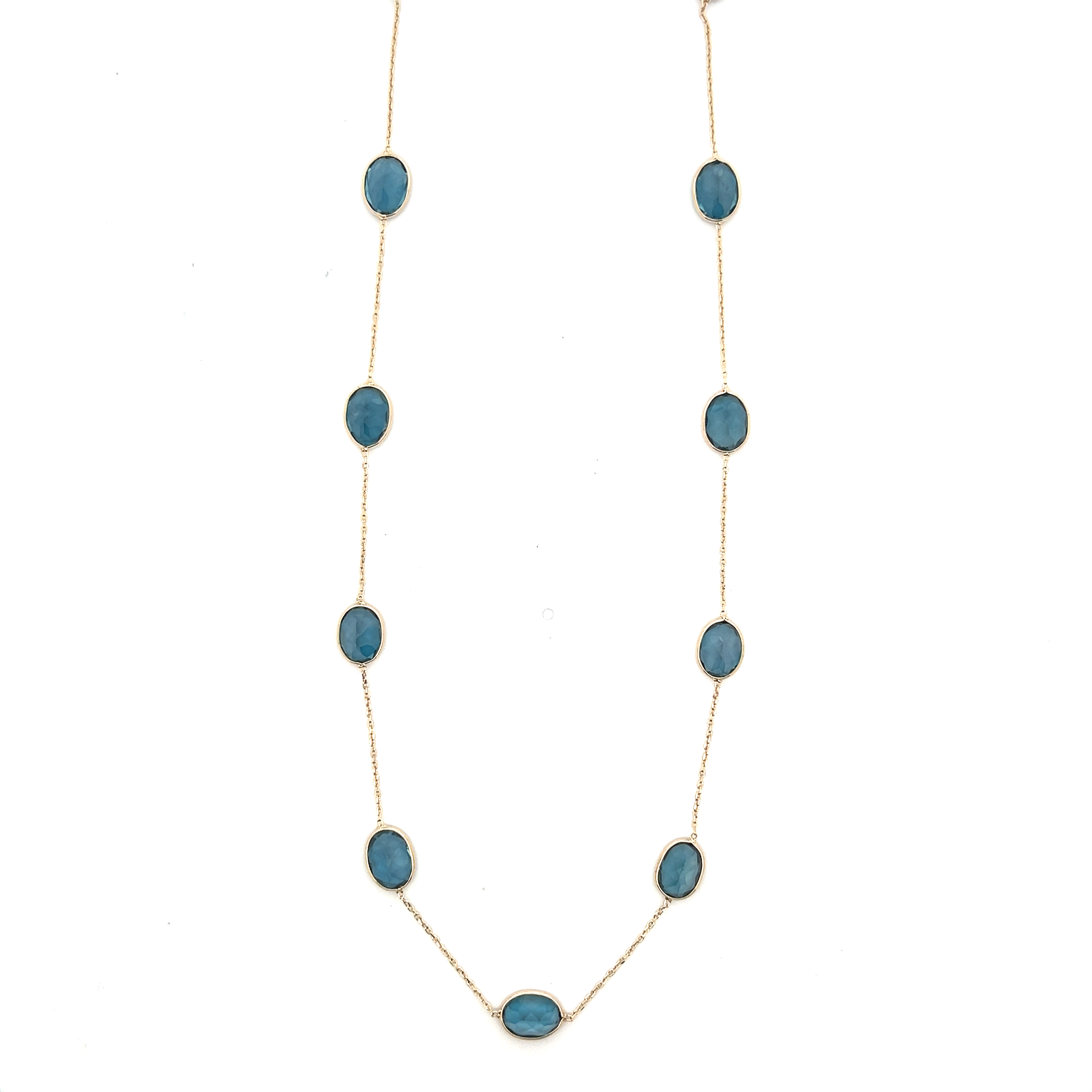 London Blue Topaz Necklace