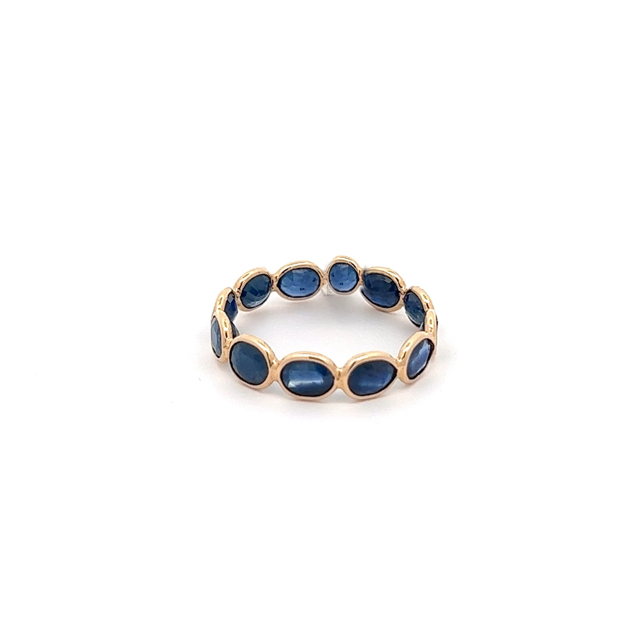 Blue Sapphire Oval Ring