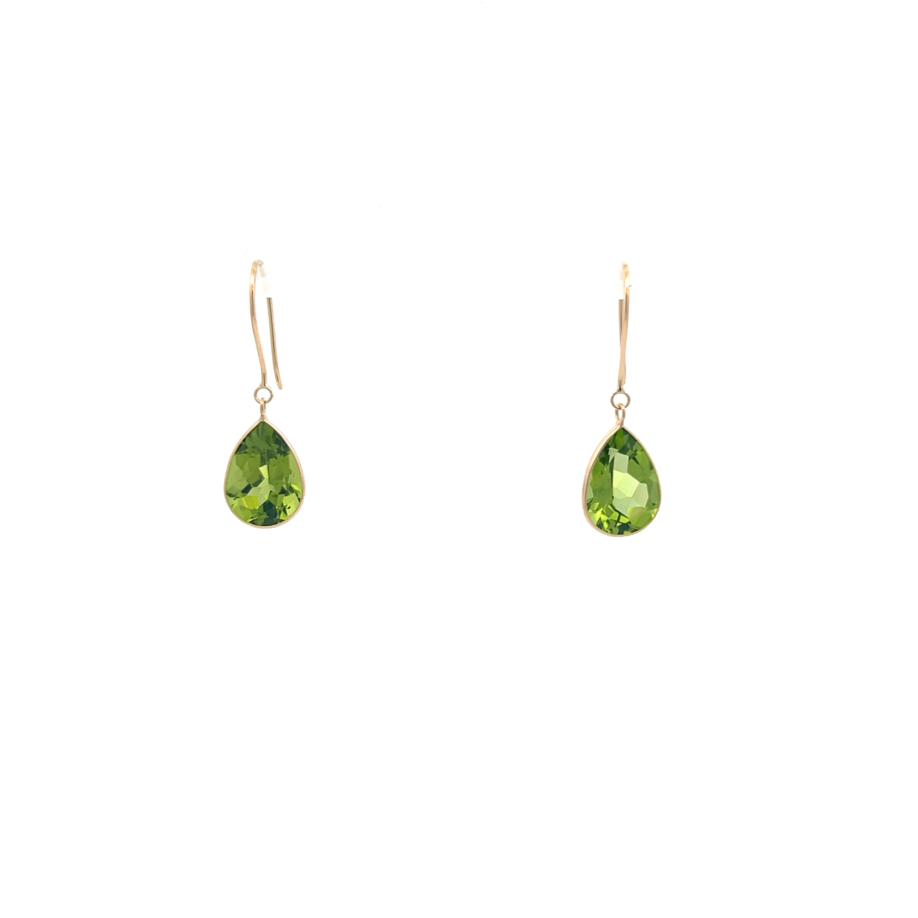 Peridot Teardrop Earrings